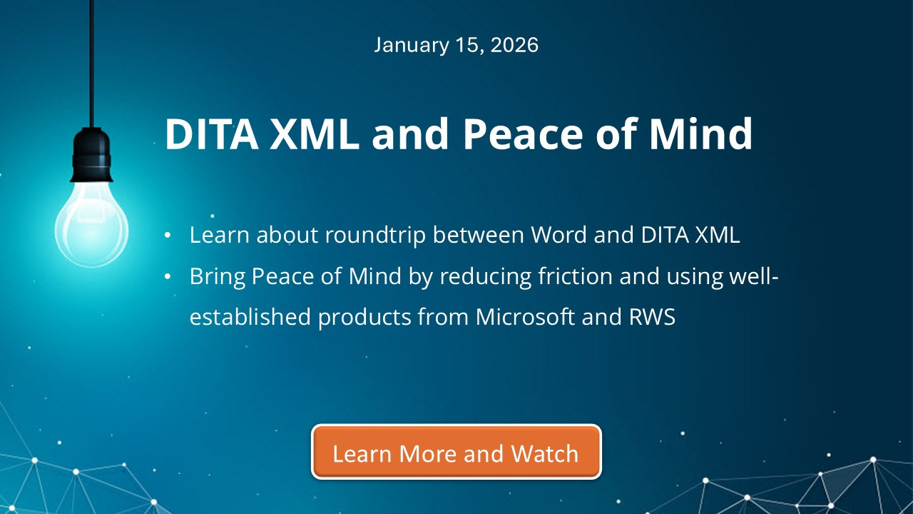 Seamless Content Authoring with Microsoft Word & RWS Tridion
